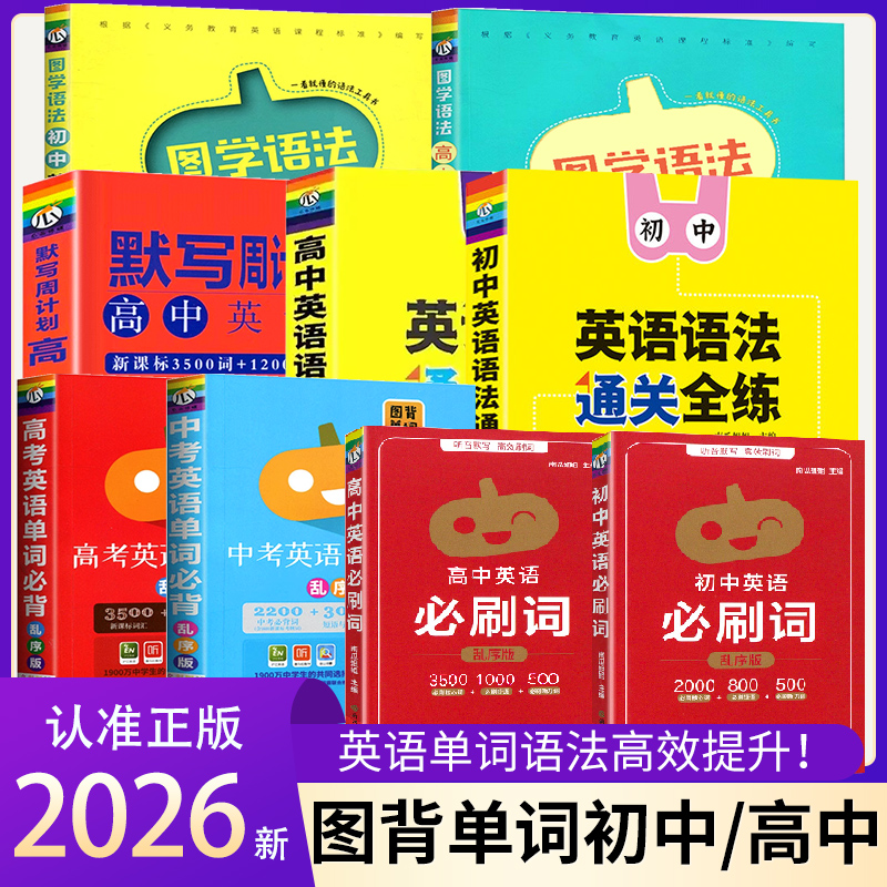 瓜二图背单词初中高中