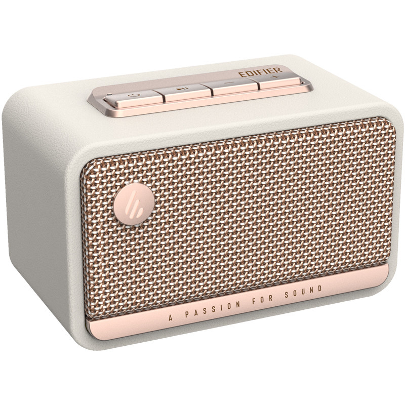 漫步者M130无线蓝牙音箱迷你高音质复古音响小型桌面家用2025新款