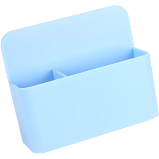 方形收纳盒粉笔笔筒挂式黑板白板磁性挂墙式教师讲台黑板擦收纳盒磁吸大容量创意挂式白板笔白板擦塑料笔桶