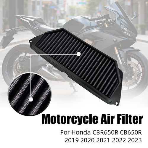 HRYC高流量空滤本田CBR650R佛沙350/PCX160/CB400X/F/500空气滤芯