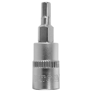 易尔拓（YATO）六角旋具套筒1/4小飞压批套筒S2批头铬钒钢套筒组