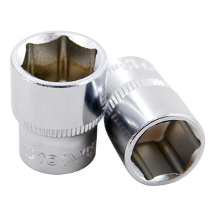 YATO易尔拓棘轮扳手六角套筒1/4英寸小飞铬钒钢6角维修工具套筒头