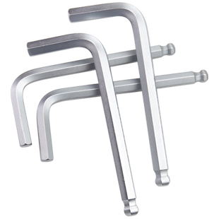 YATO球头内六角扳手单个S2内6角螺丝刀内陆角工具六棱内六方扳手