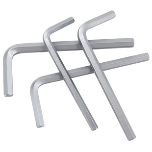 YATO平头内六角扳手单个S2钢1.5-10mm内6角六棱螺丝刀内六花工具