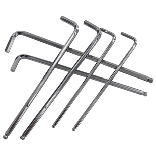 YATO英制内六角扳手CRV单个球头特长六棱内6角内六方六边形螺丝刀