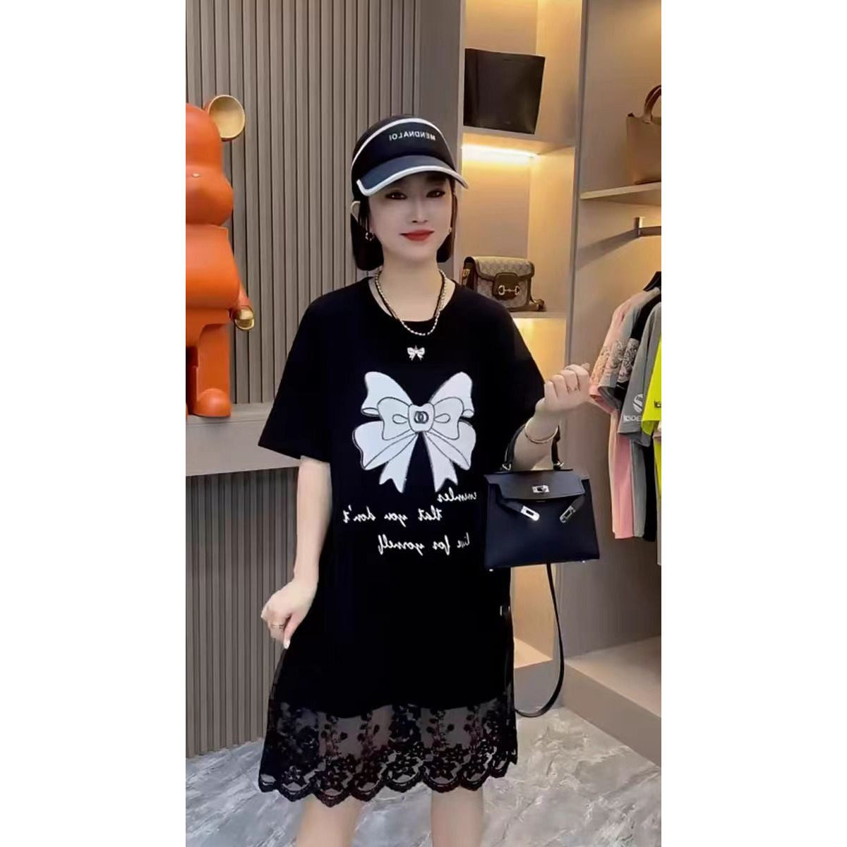 高性价比折扣精品女装设计款重工欧货T恤polo衫女王范大码连衣裙