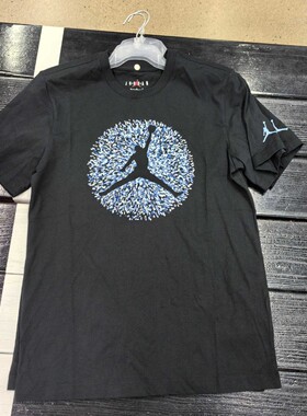 JORDAN FLIGHT男子夏季纯棉舒适运动休闲短袖T恤FN6007-010