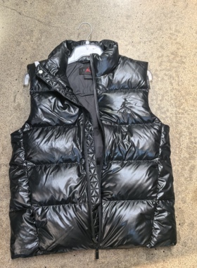 JORDAN男子立领保暖亮面运动休闲羽绒马甲FV7274-010-222