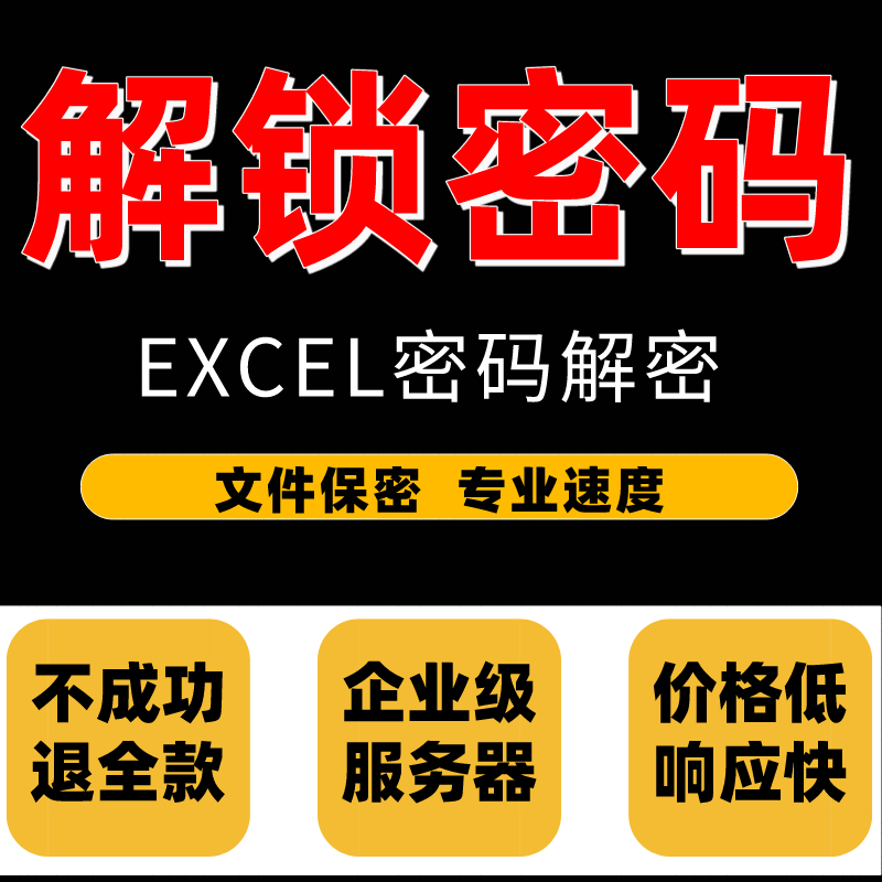 vba解密码pdf编辑word文件ppt加密rar压缩包wps解除excel表格密码