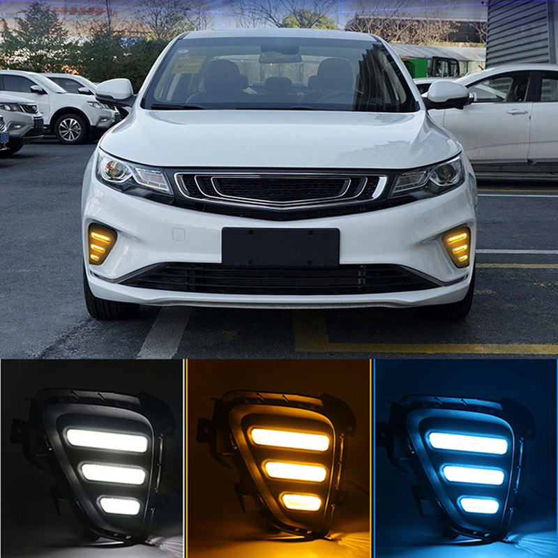 帝豪GL日行灯雾灯改装