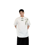新中式汉服印花熊猫夏季半袖P65，男装T恤，星座1009（原B233）