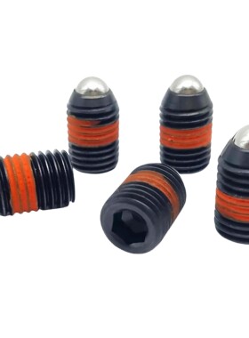 超轻载型BPY3/4/5/6/8定位珠波仔螺丝 球头弹簧柱塞 弹弓销 ZAC11