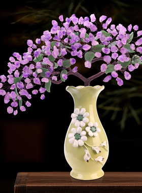 天然玉石紫水晶客厅家居装饰品