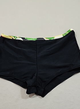 F583外贸原单高品质时尚黑色中腰包臀比基尼女泳裤特价