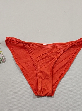 F569外贸原单高品质时尚橙色女士三角性感比基尼泳裤特价
