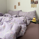 A类纯棉全棉床上四件套2025新款 被罩床单被套学生宿舍三件套床笠4