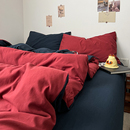 ins纯棉全棉床上四件套2025新款 被罩床单被套学生宿舍三件套床笠4