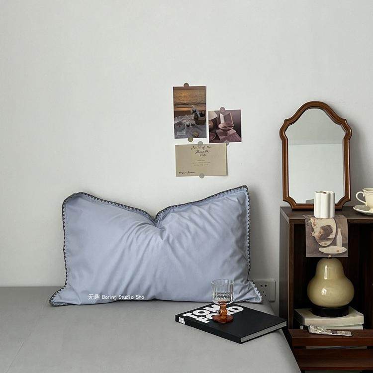轻奢工艺款 I 48*74枕套一只单件单个装复古秋季全棉水洗棉枕头套,床上用品,枕套,淘宝优惠券,粉丝福利购,淘宝优惠卷