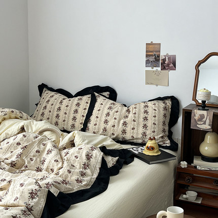 花边工艺款 I 被套单件三件套150x200x230cm被罩大学生宿舍单双人