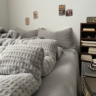 【小红书推荐】A类牛奶绒四件套