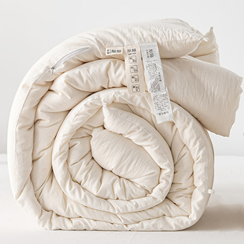 超柔日系全棉大豆纤维被子加厚棉被保暖被芯春秋被单双人学生冬被