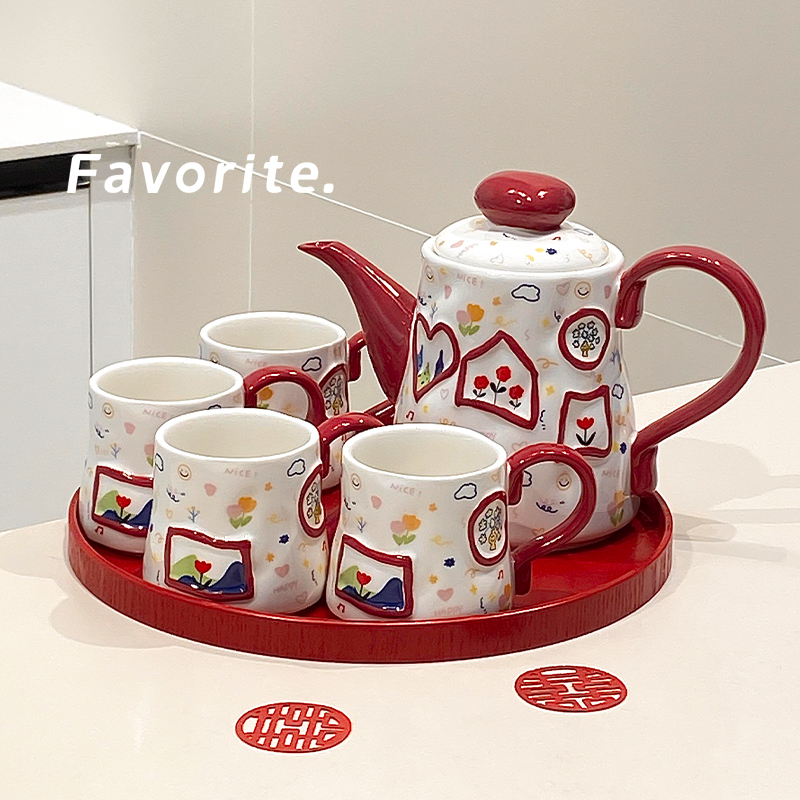 结婚敬茶杯套装婚礼敬茶茶具一套