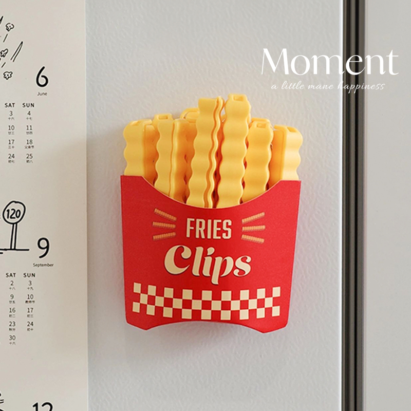 薯条封口夹创意个性密封夹冰箱贴