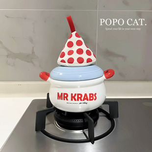 可爱波点三角锅盖帽通用厨房烤箱隔热手套微波炉锅柄锅把手防烫套