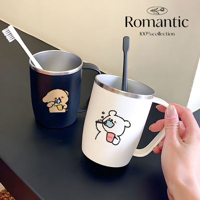 儿童漱口杯防霉抗菌情侣牙刷杯