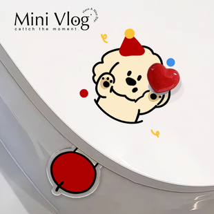 小狗击掌马桶提盖器不脏手创意马桶盖掀开器卡通坐便马桶圈提拉手
