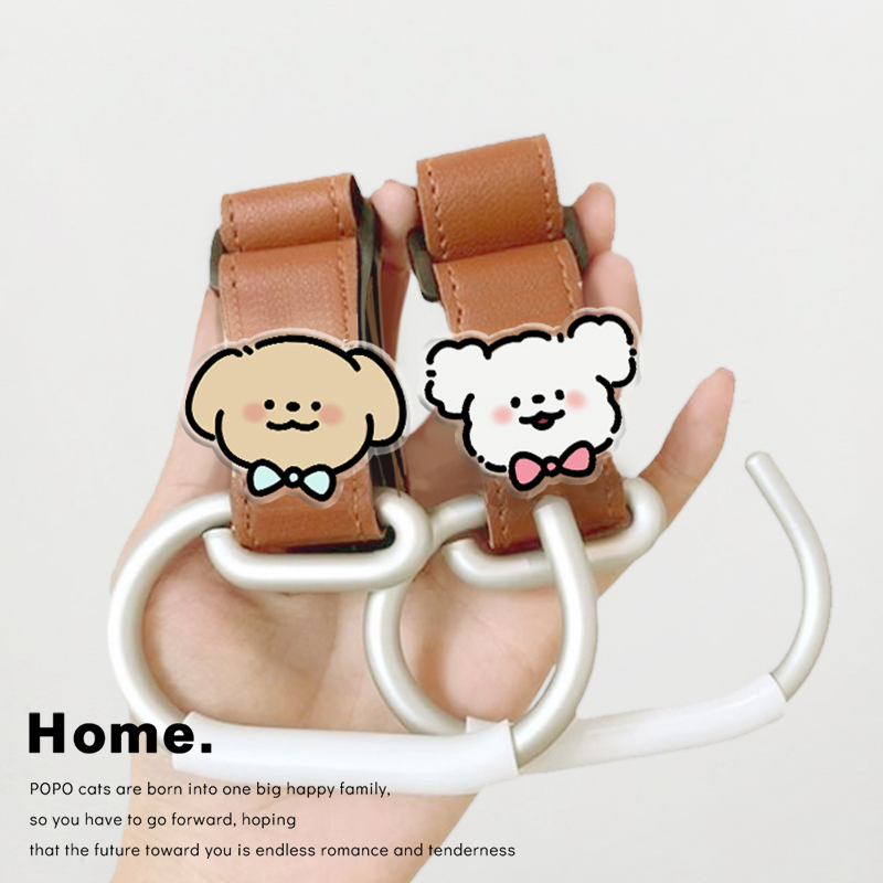 免打孔皮革电动车挂钩前置通用