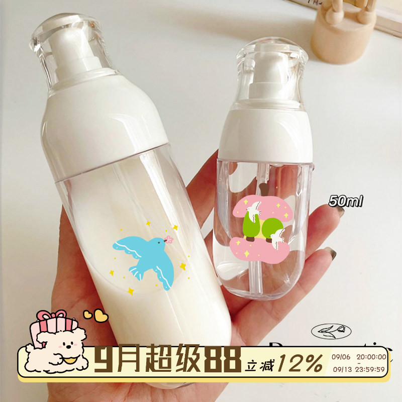 便携化妆品旅行分装瓶空瓶按压式图片
