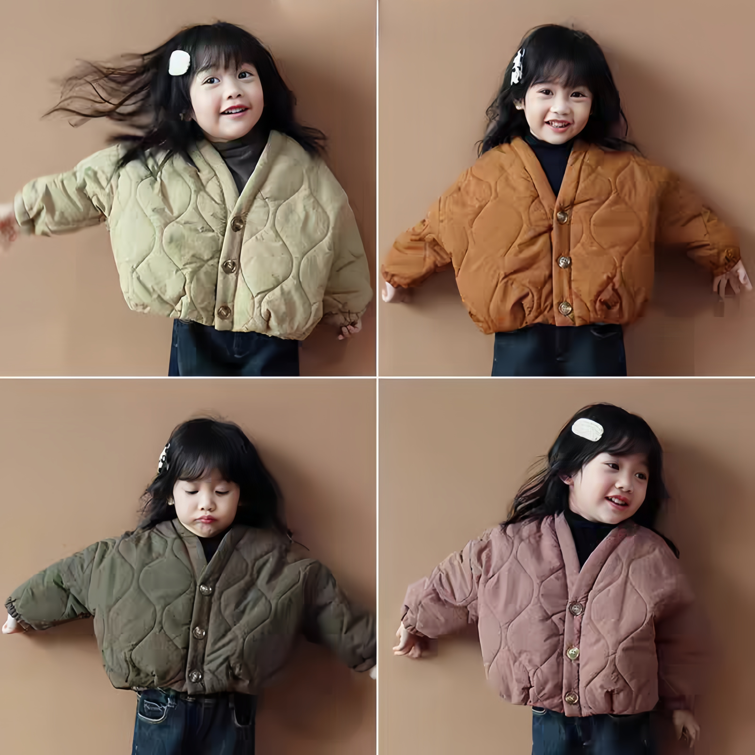 女童棉服2025新款儿童冬装加厚棉衣外套宝宝冬款棉袄上衣保暖外套