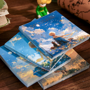 宇宙环游日记全烫金三享装便签小王子素材纸学生无粘性手帐留言纸