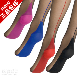 法国产Clio超薄10D复古双拼色中缝腿背线长统袜 虾线高筒进口丝袜