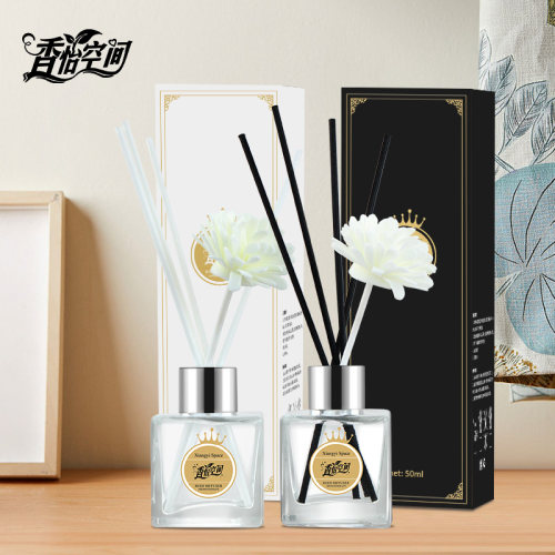 无火香薰精油家用室内厕所除臭香熏瓶干花空气清新剂卧室持久留香 - 封面