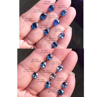 皇家蓝天然蓝宝石戒指矢车菊宝石裸石彩宝定制18K黄金项链吊坠女