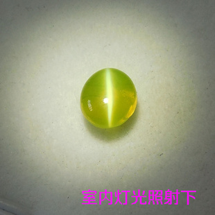 2.62克拉无烧斯里兰卡亚历山大金绿宝石天然猫眼石裸石镶18K首饰