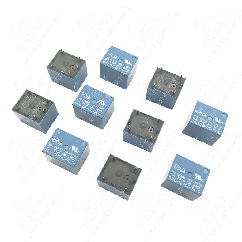 全新 SRD-12VDC-SL-C 05V/06V/12V/24V 功率继电器 5脚/10A图片