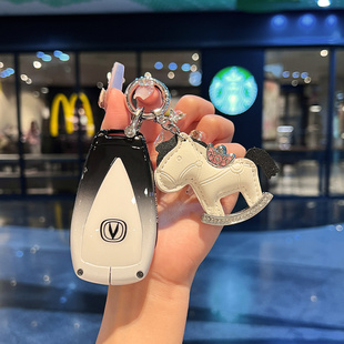 适用长安cs75plus钥匙套univ逸动unit女cs55欧尚z6三代x7逸达包x5