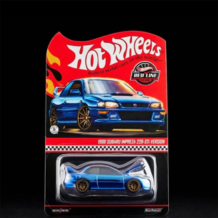 风火轮 rlc 红线 斯巴鲁 翼豹 subaru impreza 228-sti 电镀蓝色