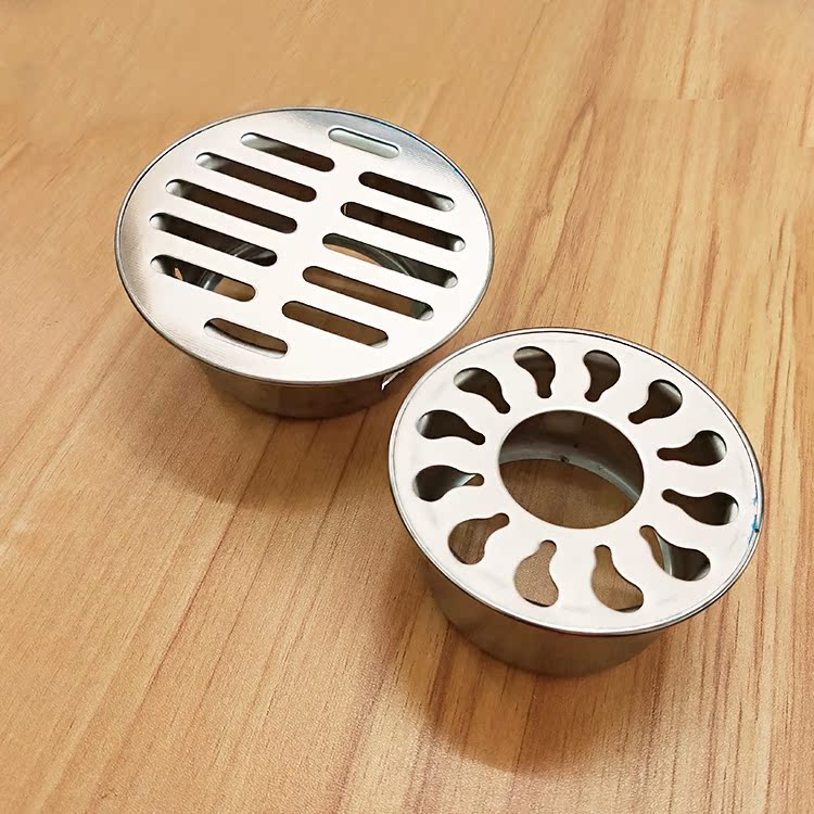 厕所下水管圆形双用钢地漏防堵