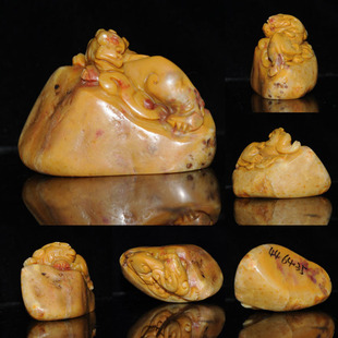 促销老挝田黄石闲章书法书画闲章优质石料金石篆刻小件D