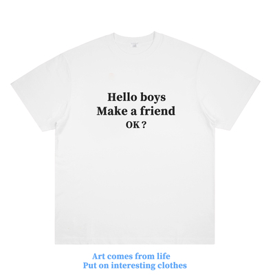 原创设计短袖个性复古男女