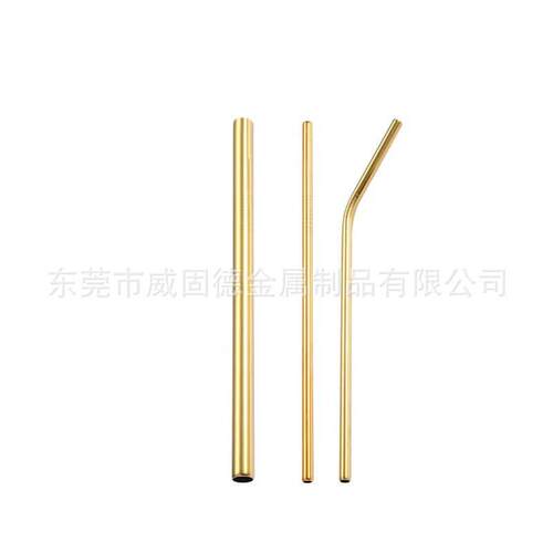 WHH刨沙冰金吸管30冰4不锈钢吸管 创属意珍珠茶吸管 不奶锈钢管