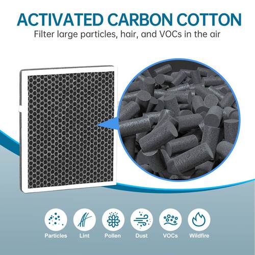 适用于Levoit Vtal 1滤00i 100-R空气净化器 HEP一个装FA网活性炭