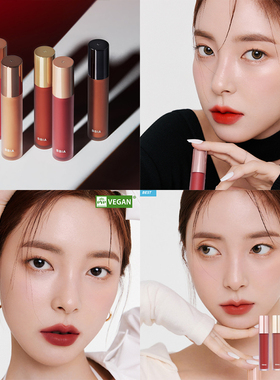 韩国BBIA天鹅绒雾面唇釉哑光25红棕砖红色丝绒裸色V21宁宁同款