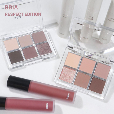 bbia天鹅绒唇釉44六色眼影盘08