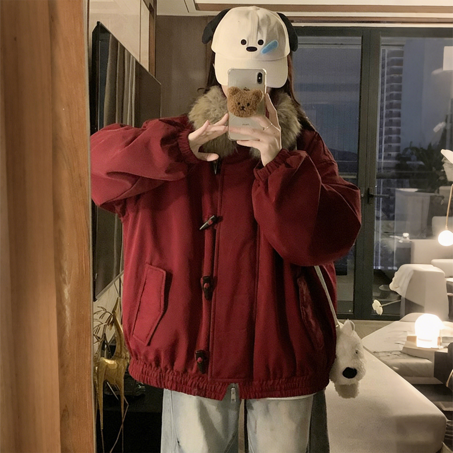 300斤大码女装胖mm毛领牛角扣派克棉服女冬季加厚保暖棉衣外套潮,女装/女士精品,大码棉服,淘宝优惠券,粉丝福利购,淘宝优惠卷