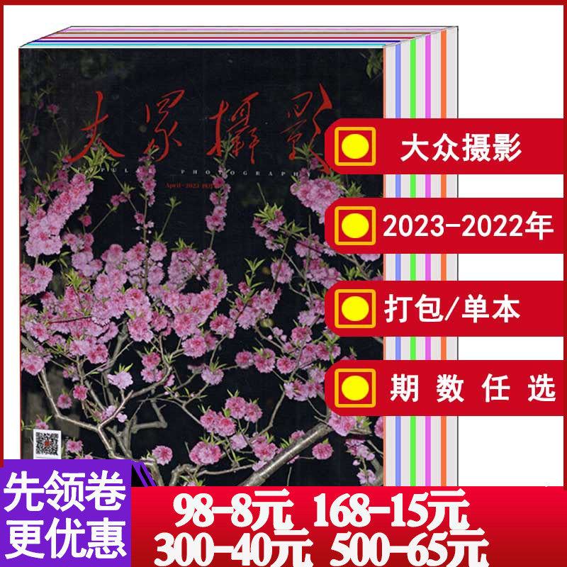 【全年/打包】大众摄影杂志2022/2023年1/2/3/4/5/6/7/8/9/10/11/12月/2021年【可选】 艺术人像拍照摄影摄像技术期刊书脊高性价比高么？